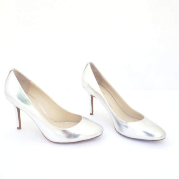Coach Shoes - Coach Pumps Silver High Heels Shoes 5.5 B
